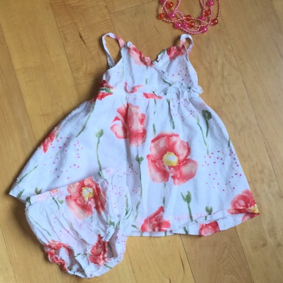 Penelope Mack Other - Penelope Mack floral 12m dress + diaper cover☀️